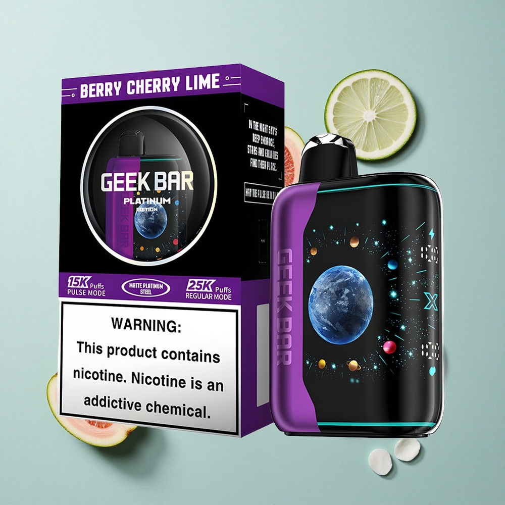 GEEK BAR Platinum Edition 25000 Puffs Beere Kirsche Limette Dual Mesh Coil vape großhandel Deutschland