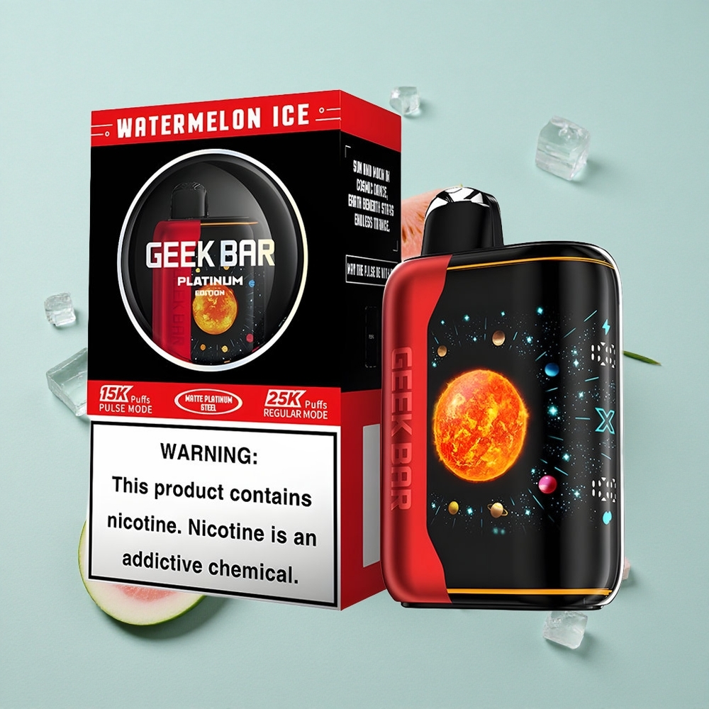 GEEK BAR Platinum Edition 25000 Puffs Wassermelone Eis Dynamic 3D Curved Screen vape großhandel Deutschland