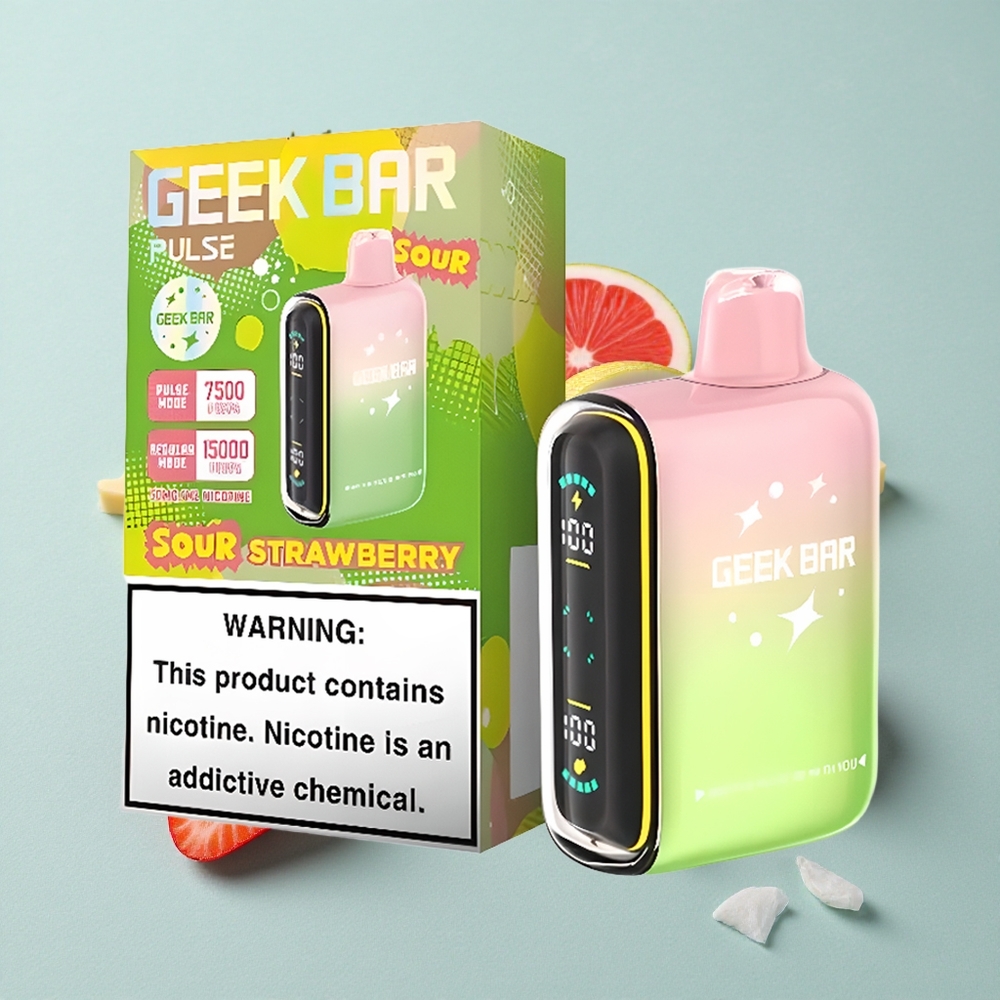 Geek Bar Pulse 15000 Puffs Sauer Edition 16ML Nikotin 5 vape großhandel Deutschland