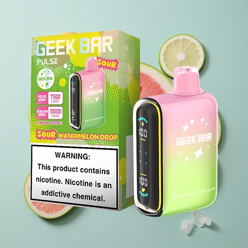 Geek Bar Pulse 15000 Puffs Sauer Edition 16ML Nikotin 5 vape großhandel Deutschland