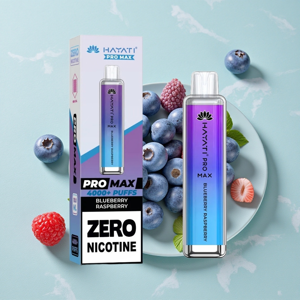 Hayati Pro Max 4000 Puffs Blaubeere Himbeere 1400mAh LED vape großhandel Deutschland