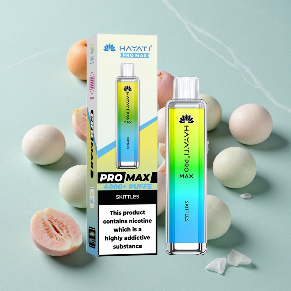 Hayati Pro Max 4000 Puffs Einweg-Vape Skittles-Geschmack 1400mAh Akku vape großhandel Deutschland