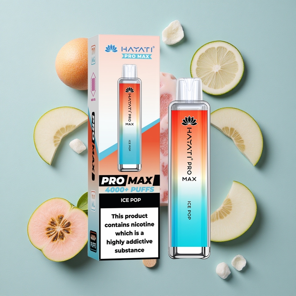Hayati Pro Max 4000 Puffs Eisbonbon Einweg-Vape Dual Mesh Coil vape großhandel Deutschland