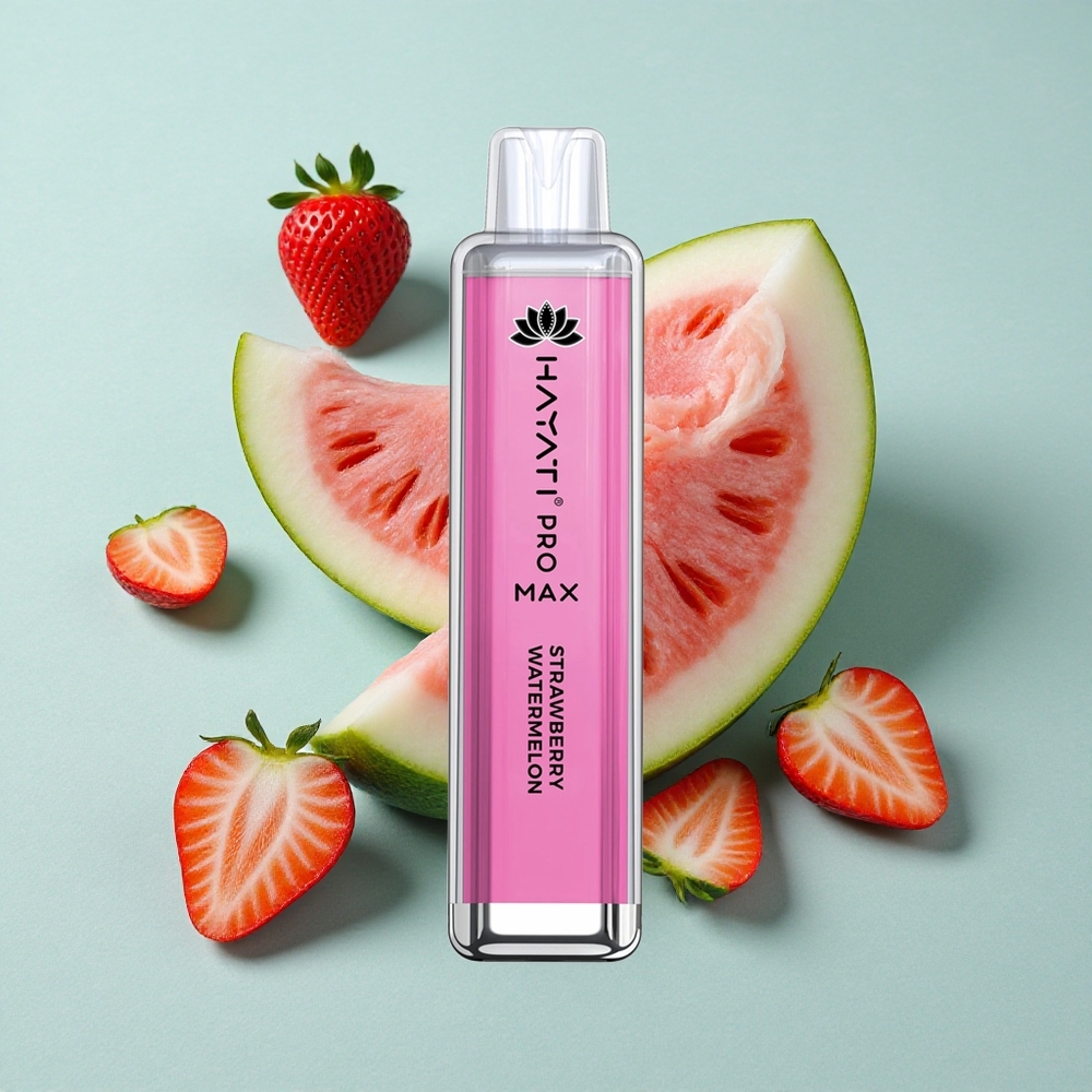 Hayati Pro Max 4000 Puffs Erdbeer-Wassermelone Dual 11 Ohm Mesh Coil vape großhandel Deutschland