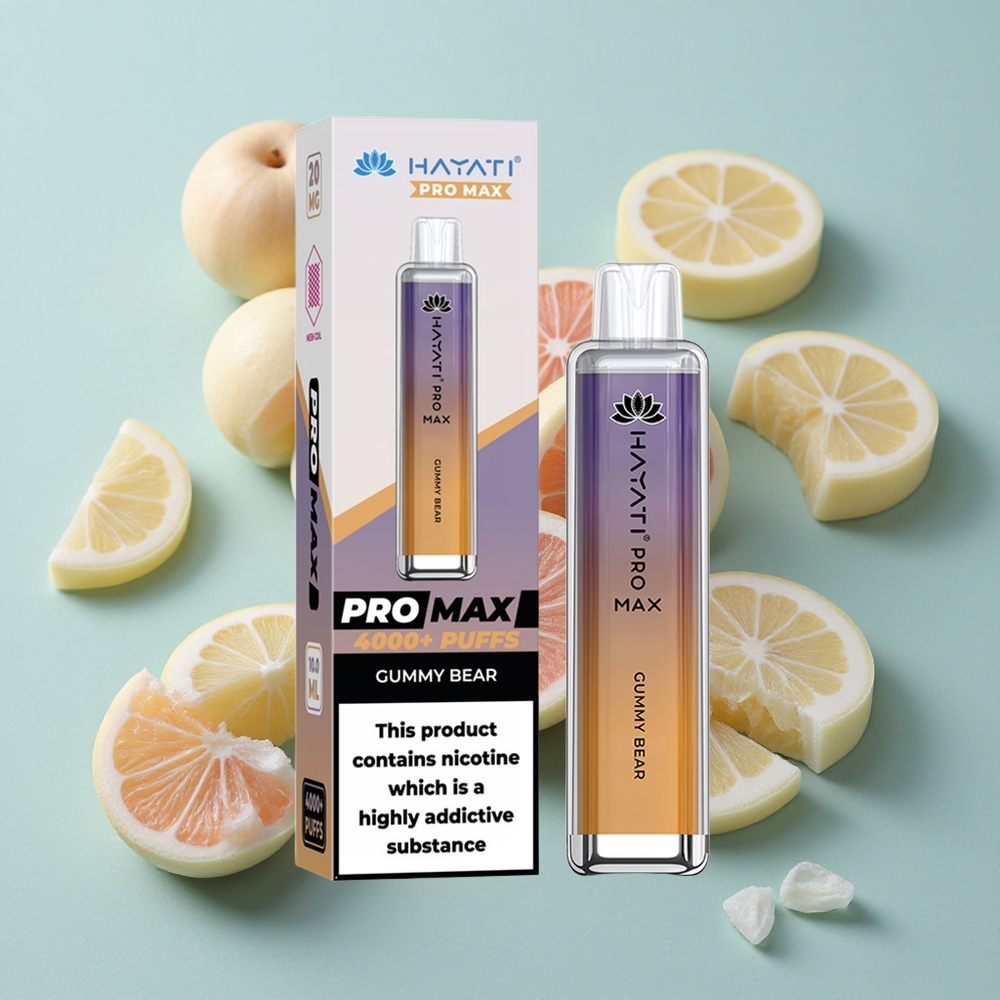 Hayati Pro Max 4000 Puffs Gummibär Einweg-Vape mit 1400mAh Akku vape großhandel Deutschland