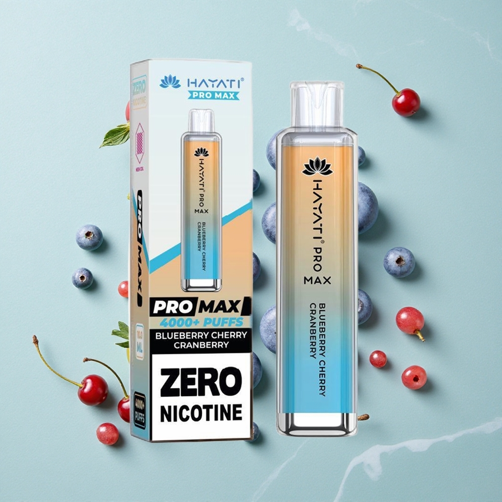 Hayati Pro Max 4000 Puffs Heidelbeere Kirsche Preiselbeere Dual 11 Ohm Mesh Coil vape großhandel Deutschland