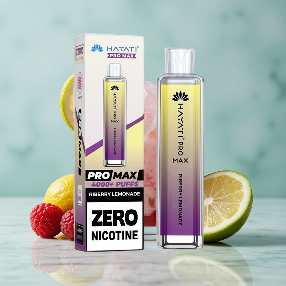 Hayati Pro Max 4000 Puffs Himbeer Limonade Dual 11 Ohm Mesh Coil vape großhandel Deutschland