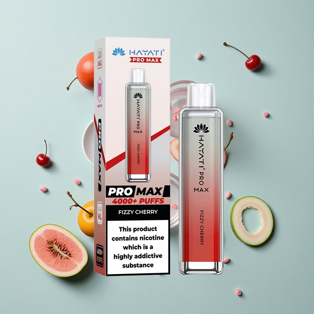 Hayati Pro Max 4000 Puffs Sprudelnde Kirsche 1400mAh Akku vape großhandel Deutschland