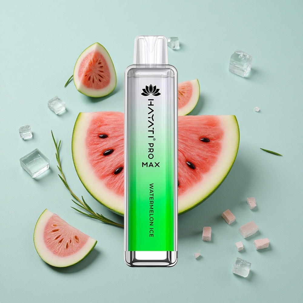 Hayati Pro Max 4000 Puffs Wassermelone Eis LED-Leuchte vape großhandel Deutschland