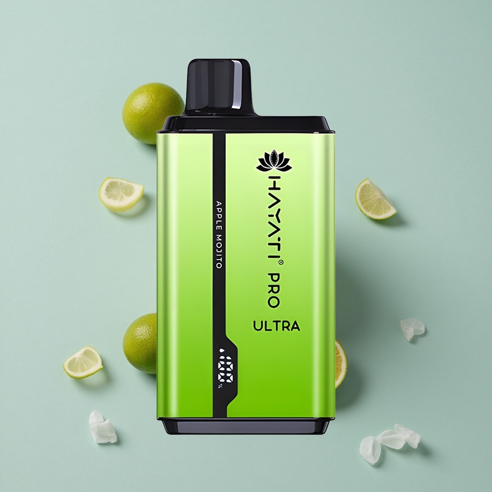 Hayati Pro Ultra 15000 Puffs Apfel Mojito 2x12ml vape großhandel Deutschland