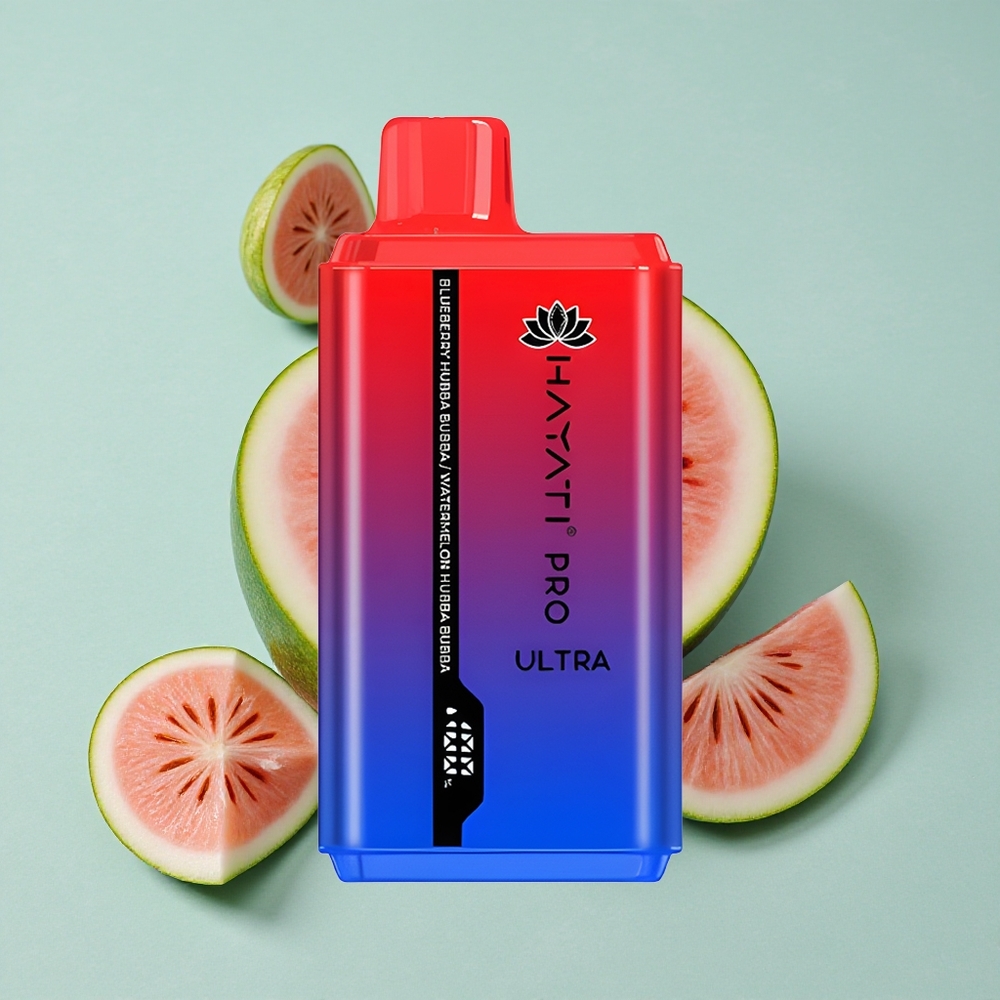 Hayati Pro Ultra 15000 Puffs Blaubeer Hubba Bubba 24ml E-Liquid vape großhandel Deutschland