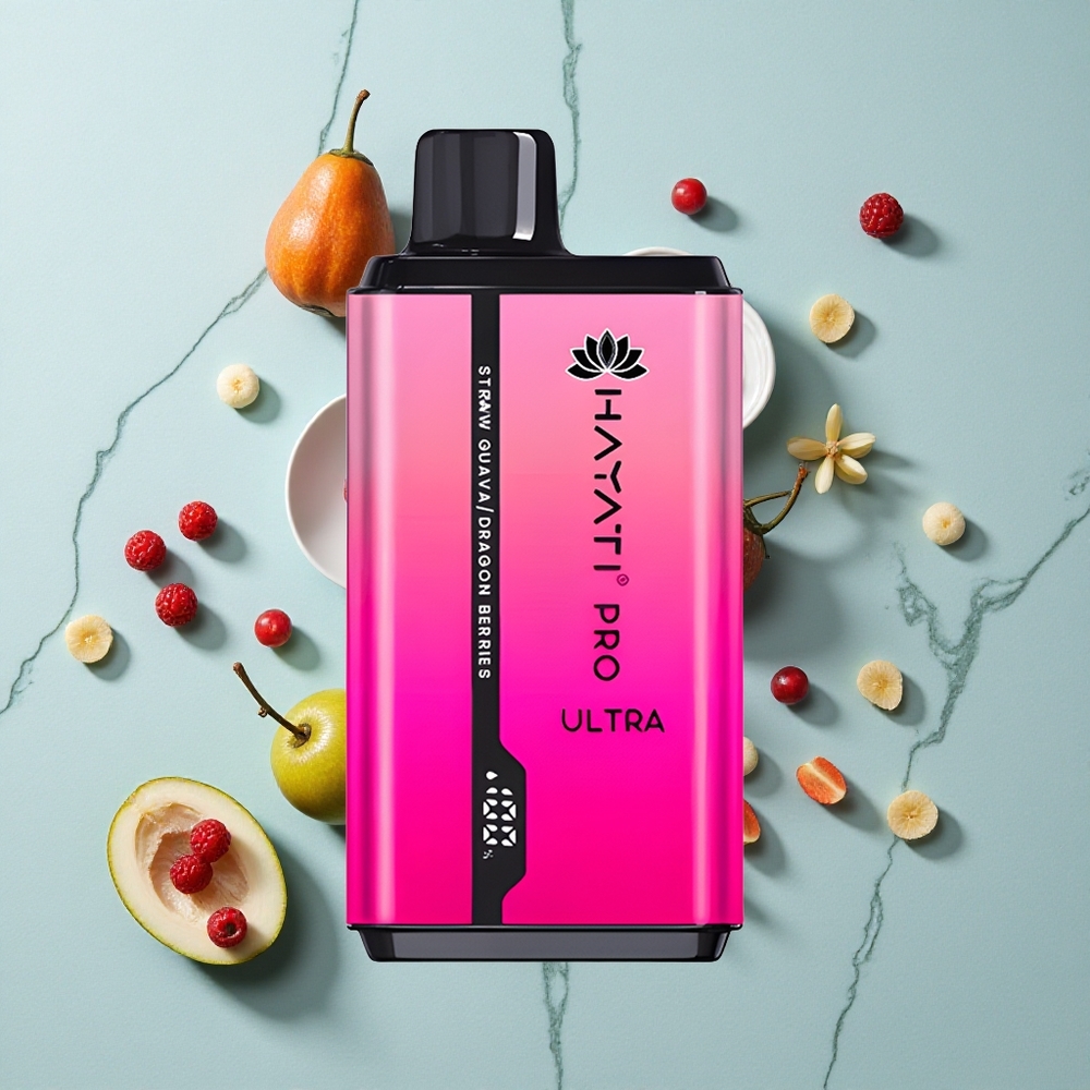Hayati Pro Ultra 15000 Puffs Erdbeere Guave 24ml 2 Nikotin vape großhandel Deutschland