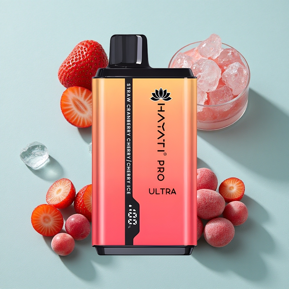 Hayati Pro Ultra 15000 Puffs Erdbeere Preiselbeere Kirsche-Eis vape großhandel Deutschland