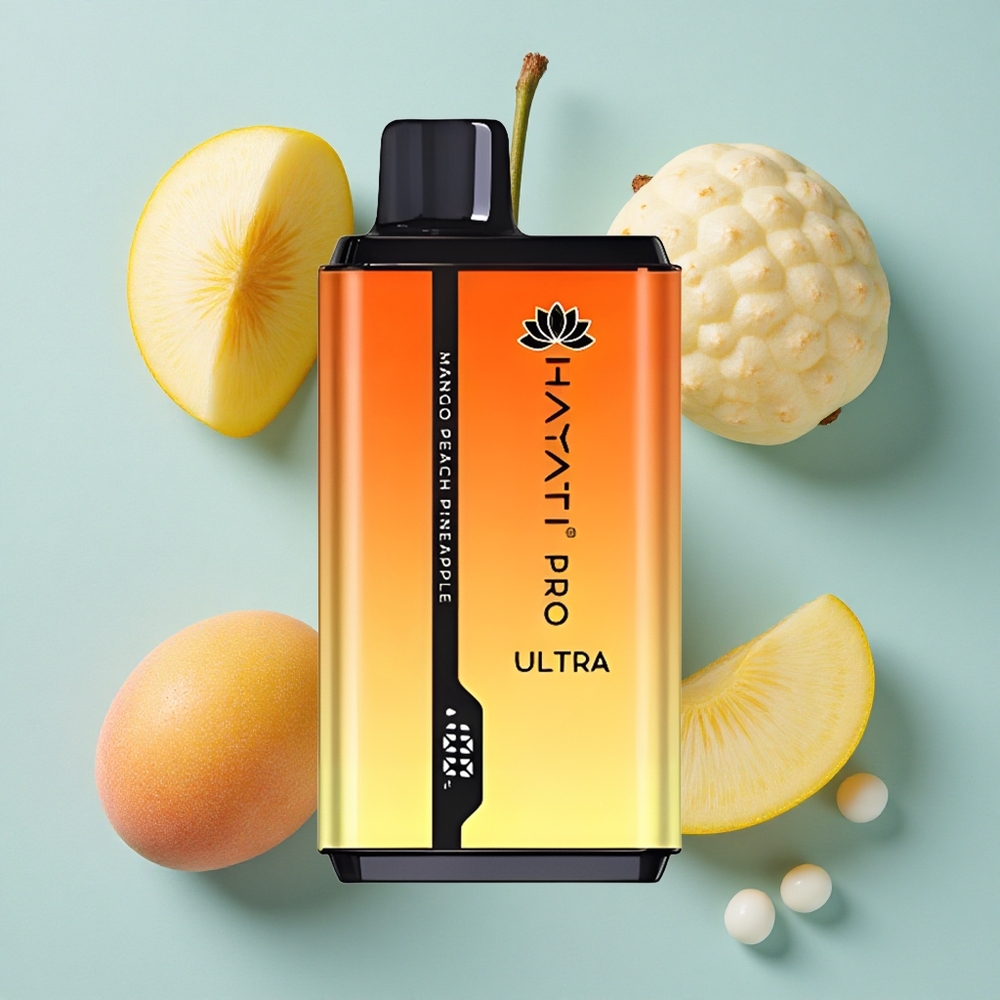 Hayati Pro Ultra 15000 Puffs Mango Pfirsich Ananas 2 12ml vape großhandel Deutschland