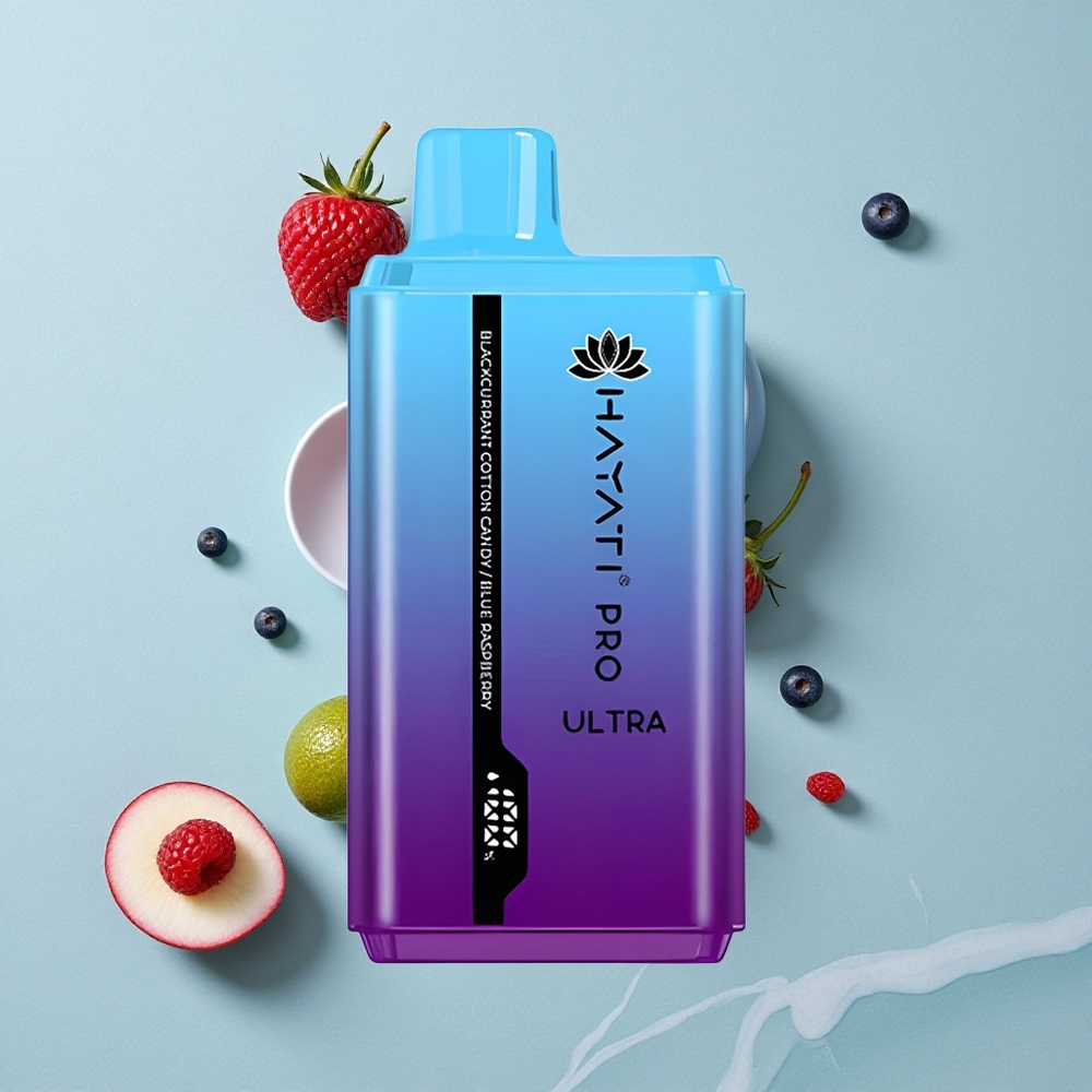 Hayati Pro Ultra 15000 Puffs Schwarzjohannisbeere Zuckerwatte 24ml 2 Nikotin vape großhandel Deutschland
