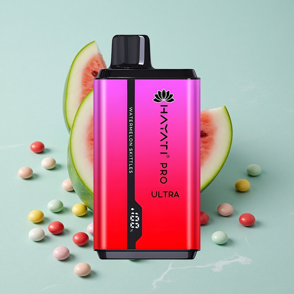 Hayati Pro Ultra 15000 Puffs Wassermelone Skittles 2 12ml E-Liquid vape großhandel Deutschland