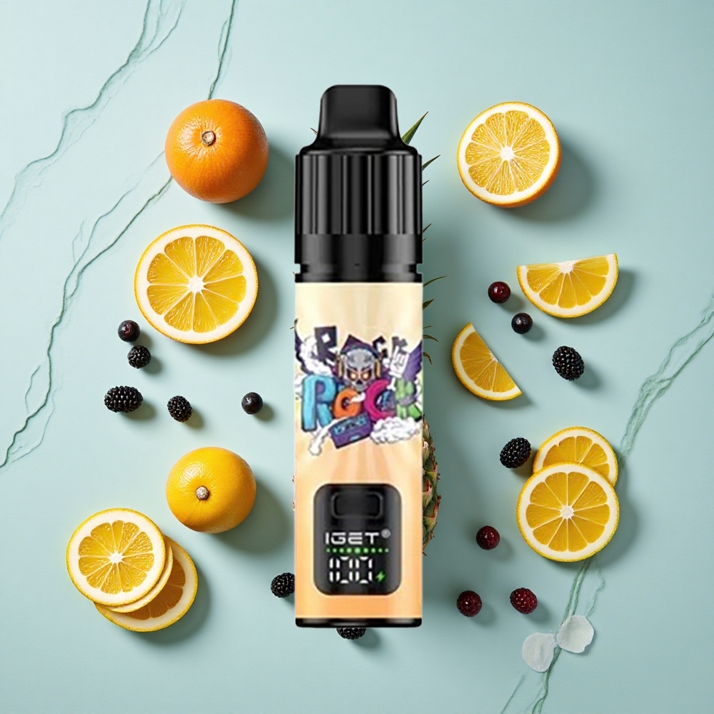 IGET BAR PLUS S3 POD 10000 Puffs Brommelbeere Ananas Orange vape großhandel Deutschland