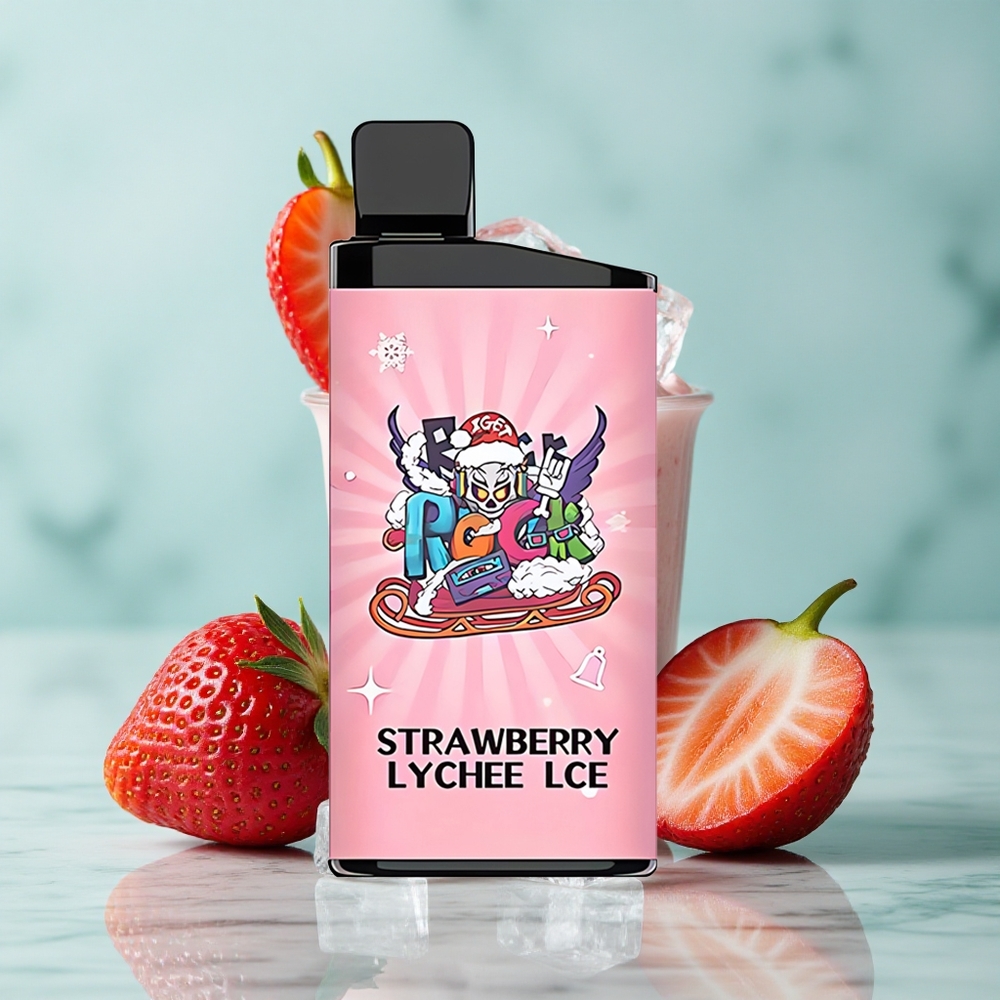 IGET Bar 3500 Puffs Erdbeer Litschi Eis Einweg-Vape mit 1400 mAh Akku vape großhandel Deutschland