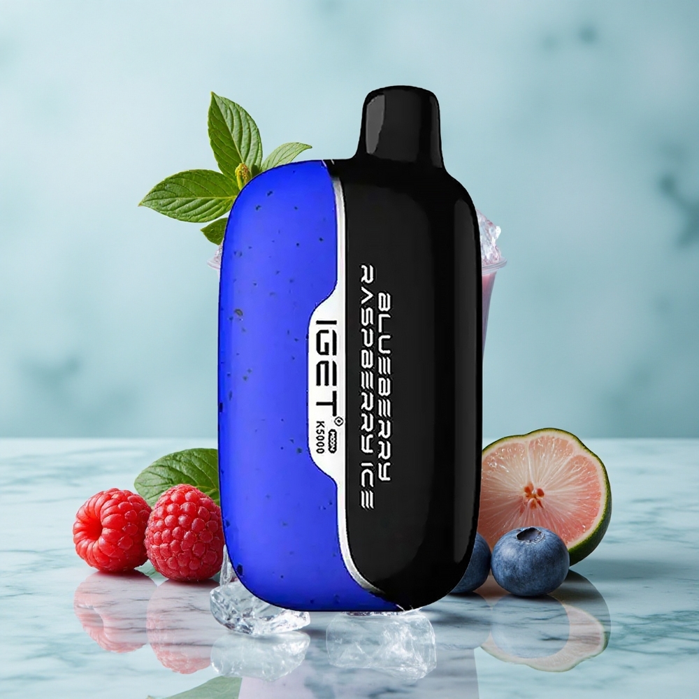 IGET Moon K5000 Puffs Blaubeere Himbeere Eis 815g vape großhandel Deutschland
