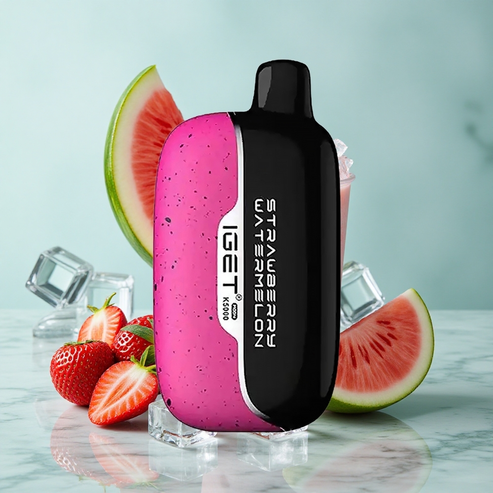 IGET Moon K5000 Puffs Erdbeer-Wassermelone-Eis 815g vape großhandel Deutschland