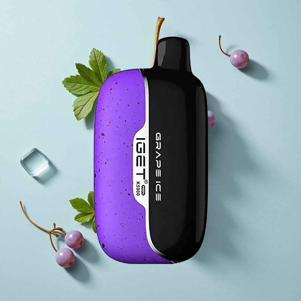 IGET Moon K5000 Puffs Grape Ice E-Zigarette (bis zu 5000 Züge Traube-Eis) vape großhandel Deutschland