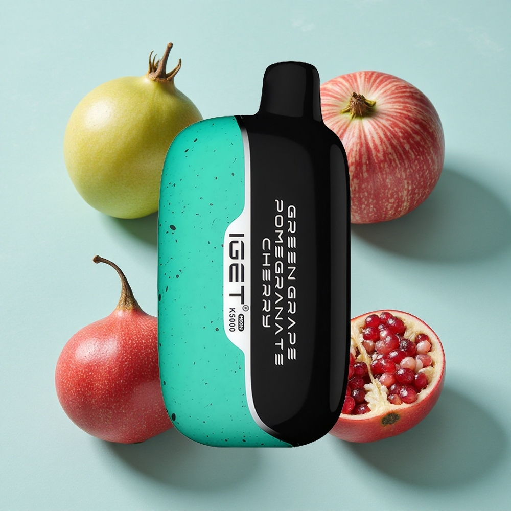 IGET Moon K5000 Puffs Grüne Traube Granatapfel Kirsche Vape Großhandel Deutschland