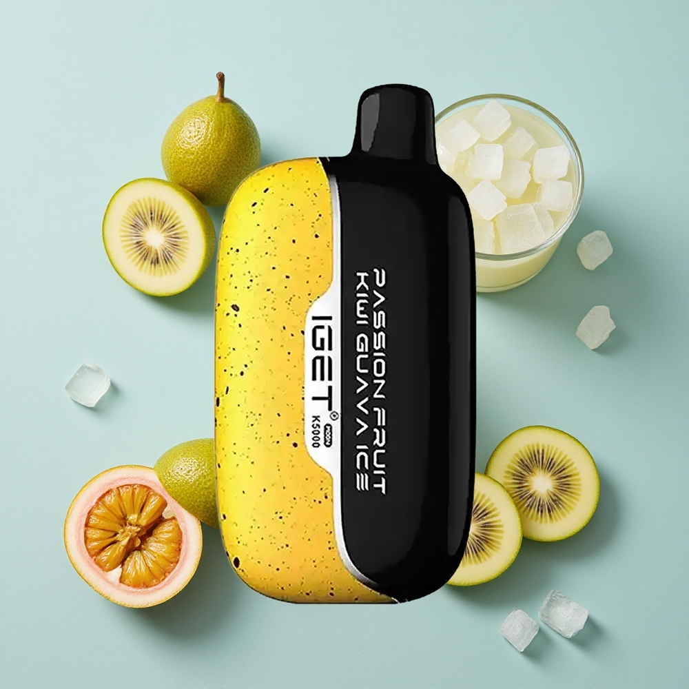 IGET Moon K5000 Puffs Passionsfrucht Kiwi Guava Eis Vape Großhandel Deutschland