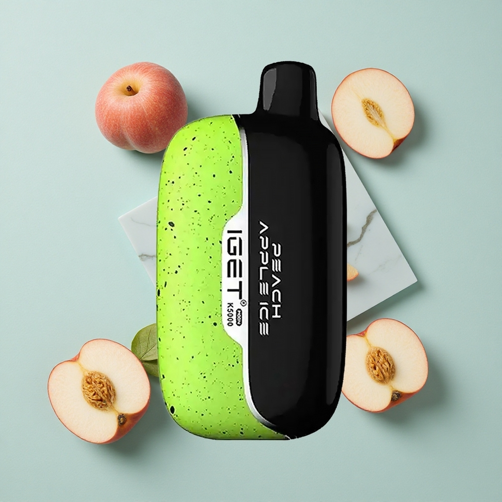 IGET Moon K5000 Puffs Pfirsich Apfel Einweg-Vape mit 5000 Puffs vape großhandel Deutschland