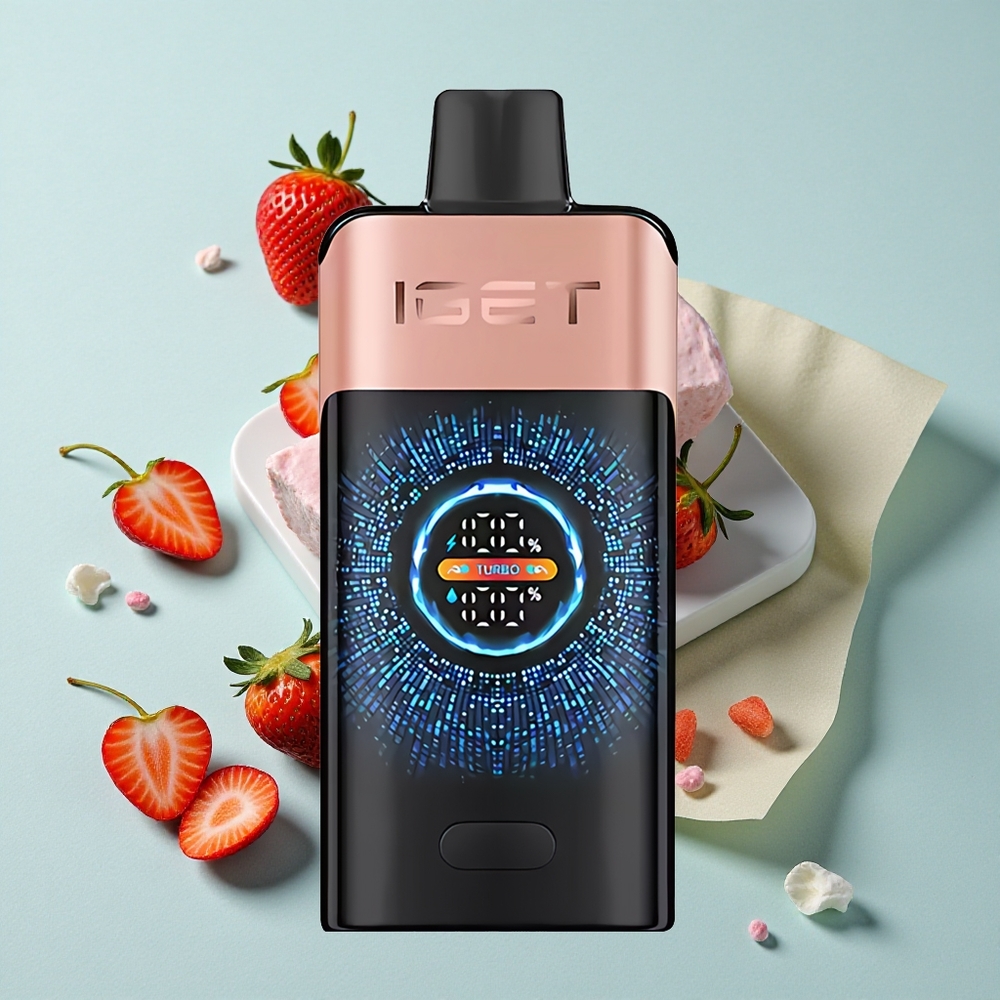 IGET ONE 12000 Puffs Erdbeere Himbeere Einweg-Vape mit 2700 mAh Akku vape großhandel Deutschland