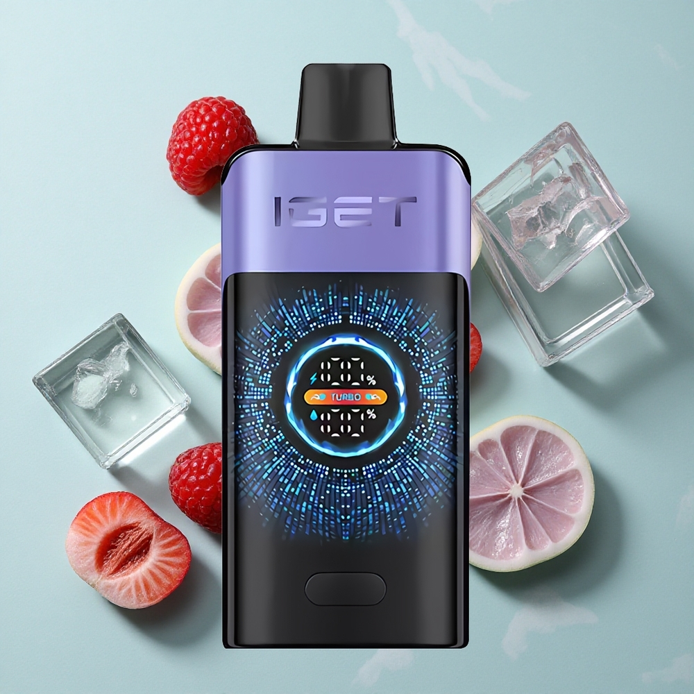 IGET ONE 12000 Puffs Himbeere Traube Eis Einweg-Vape mit 2700 mAh Akku vape großhandel Deutschland