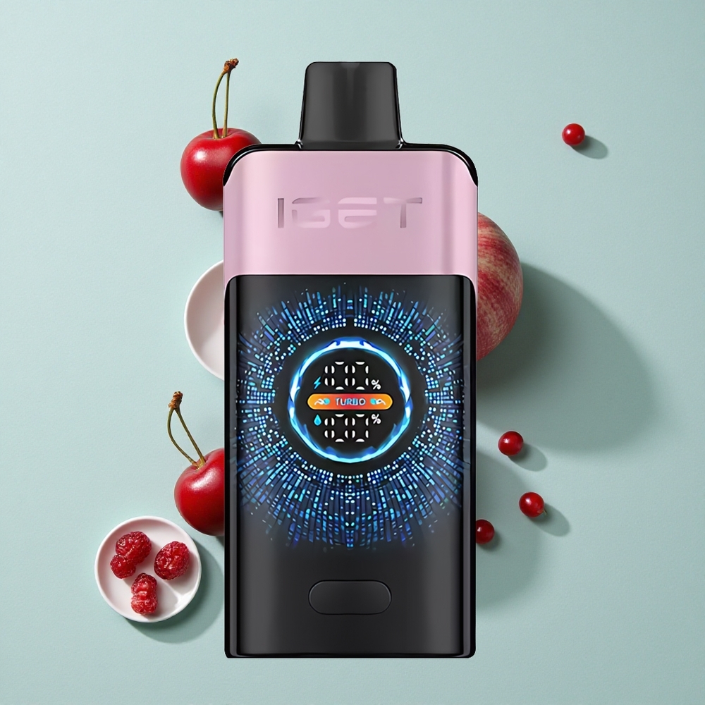 IGET ONE 12000 Puffs Kirsch-Granatapfel Einweg-Vape mit 2700 mAh Akku vape großhandel Deutschland
