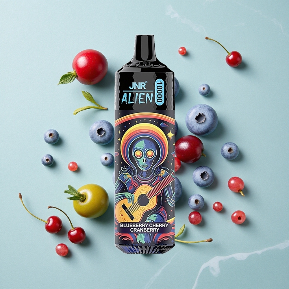 JNR Alien 10000 Puffs Blaubeere Kirsche Cranberry 850mAh RGB LED vape großhandel Deutschland