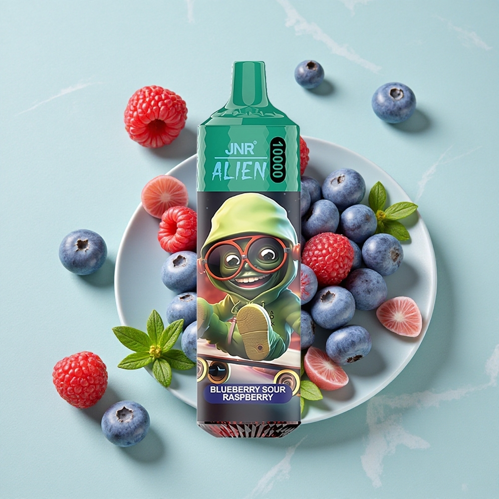 JNR Alien 10000 Puffs Blaubeere-Sauer-Himbeere 20ml E-Liquid Type-C vape großhandel Deutschland