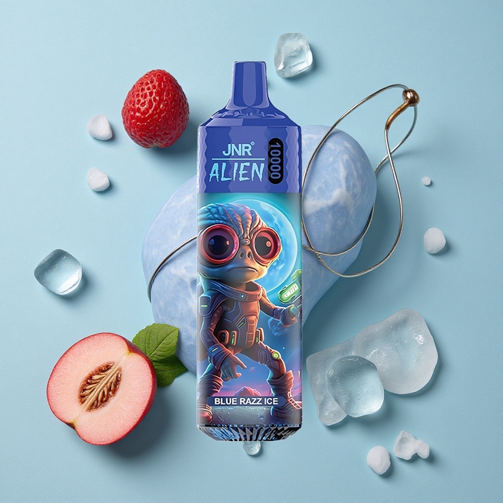 JNR Alien 10000 Puffs Blauer Himbeer-Eis 20ml E-Liquid vape großhandel Deutschland