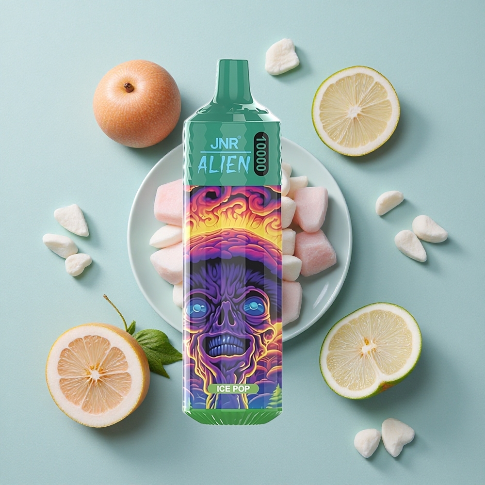 JNR Alien 10000 Puffs Eis Pop 20ml E-Liquid Sporty Design vape großhandel Deutschland
