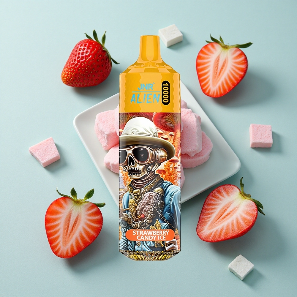 JNR Alien 10000 Puffs Erdbeer-Bonbon-Eis 20ml E-Liquid vape großhandel Deutschland