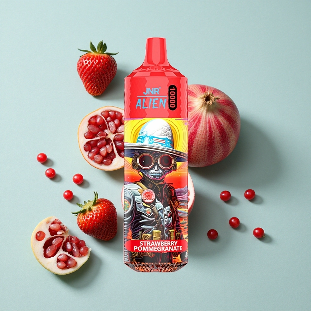 JNR Alien 10000 Puffs Erdbeer Granatapfel 850mAh Typ-C LED vape großhandel Deutschland