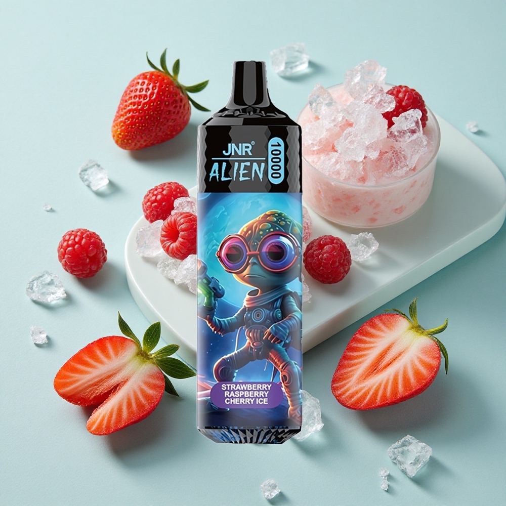 JNR Alien 10000 Puffs Erdbeere Himbeere Kirsche Eis 20ml E-Liquid vape großhandel Deutschland