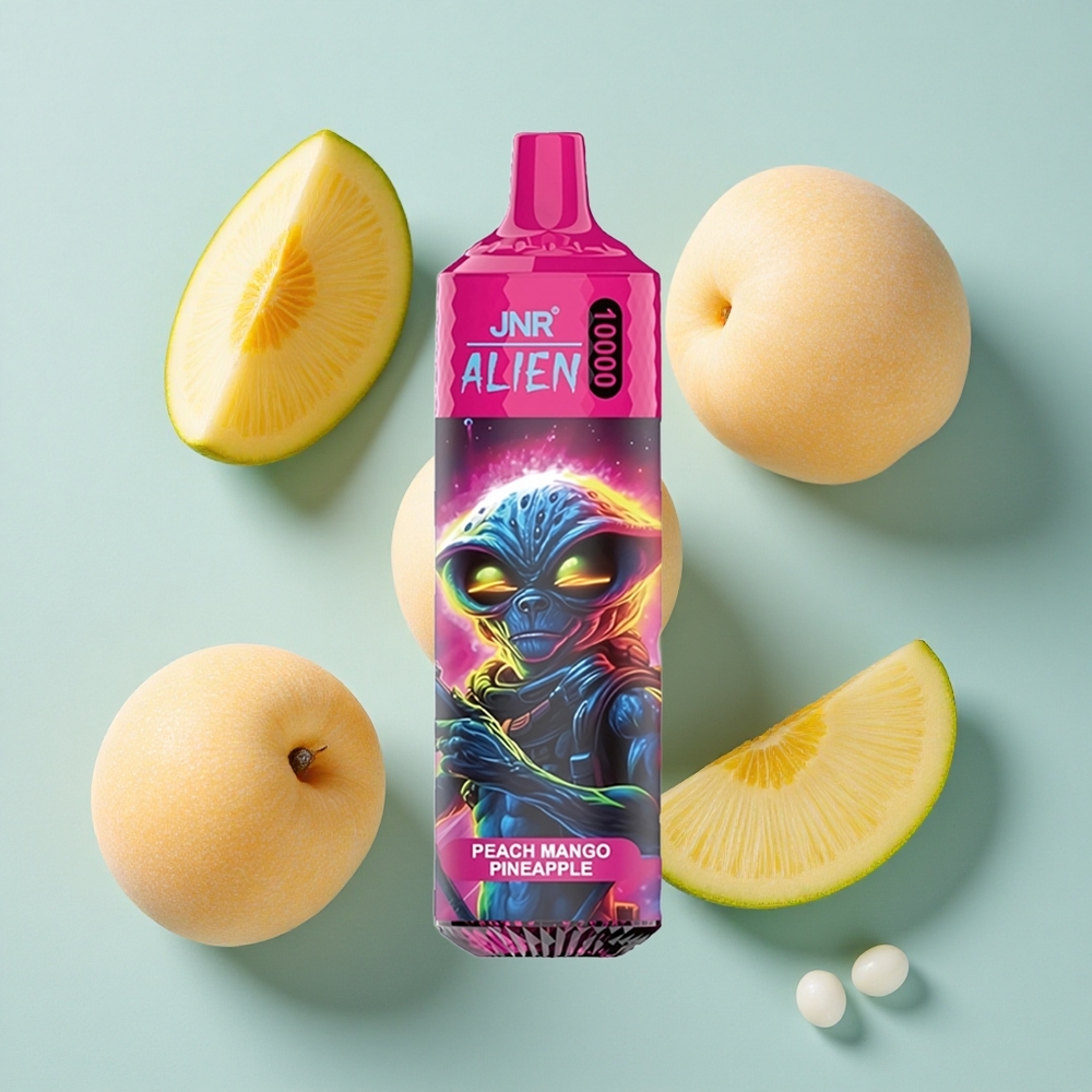 JNR Alien 10000 Puffs Pfirsich Mango Ananas 850mAh LED RGB vape großhandel Deutschland