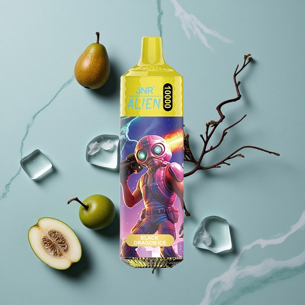 JNR Alien 10000 Puffs Schwarz Drachen Eis 20ml E-Liquid vape großhandel Deutschland