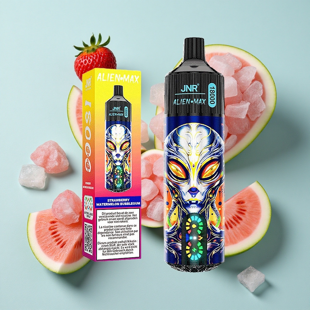 JNR Alien Max 18000 Puffs Erdbeer Wassermelone Bubblegum Dual Mesh Coil vape großhandel Deutschland