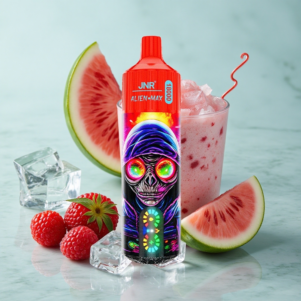 JNR Alien Max 18000 Puffs Himbeere Wassermelone Eis Dual Mesh Coil vape großhandel Deutschland