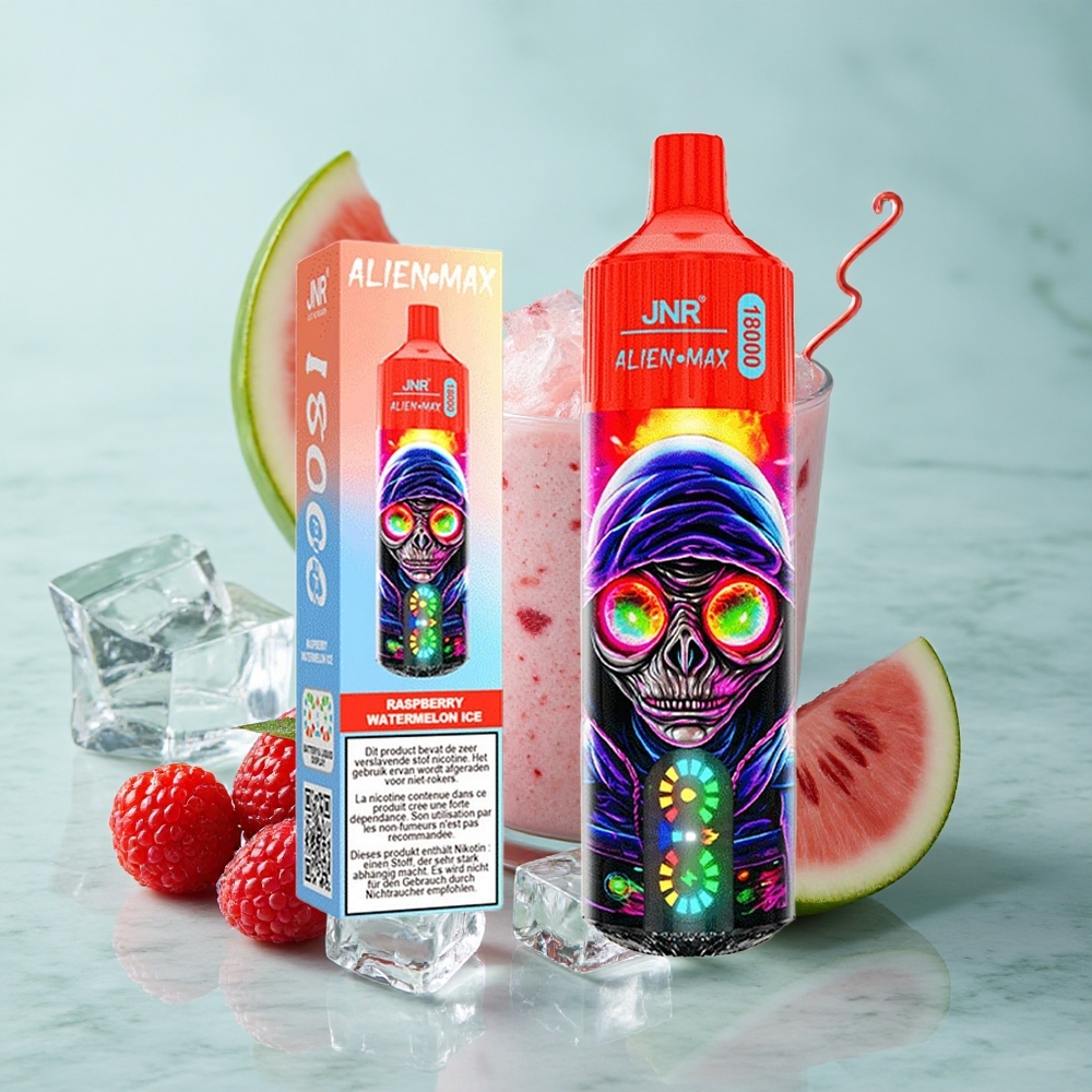 JNR Alien Max 18000 Puffs Himbeere Wassermelone Eis Dual Mesh Coil vape großhandel Deutschland