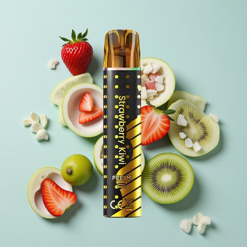 JNR BlackGolden 600+200 Puffs Erdbeere-Kiwi 550mAh vape großhandel Deutschland