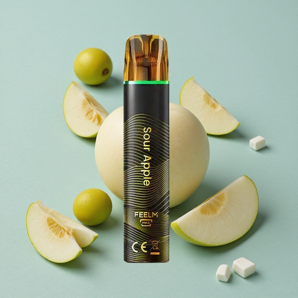 JNR BlackGolden 600+200 Puffs Sour Apple (Sauerapfel) 550mAh vape großhandel Deutschland
