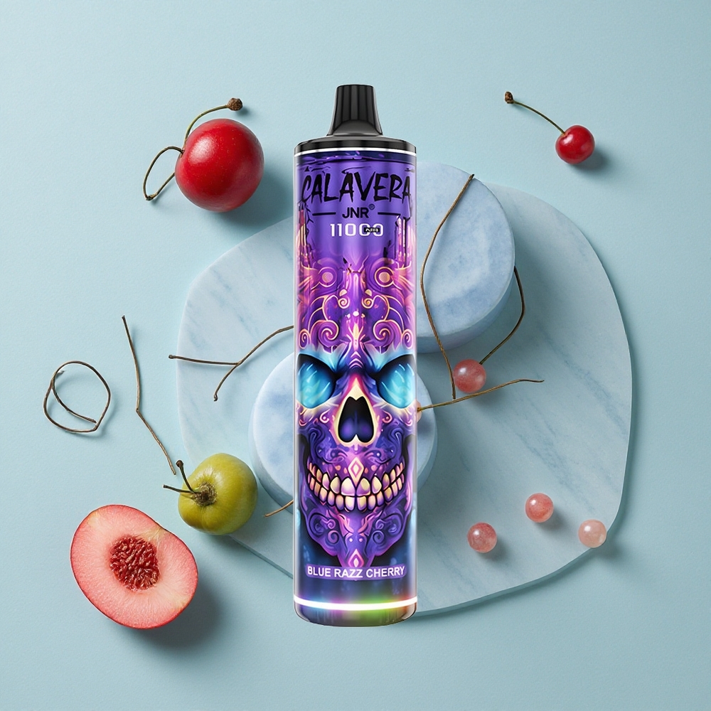 JNR Calavera 11000 Puffs Blaue Himbeere-Kirsche Einweg-Vape mit Typ-C-Ladeanschluss vape großhandel Deutschland
