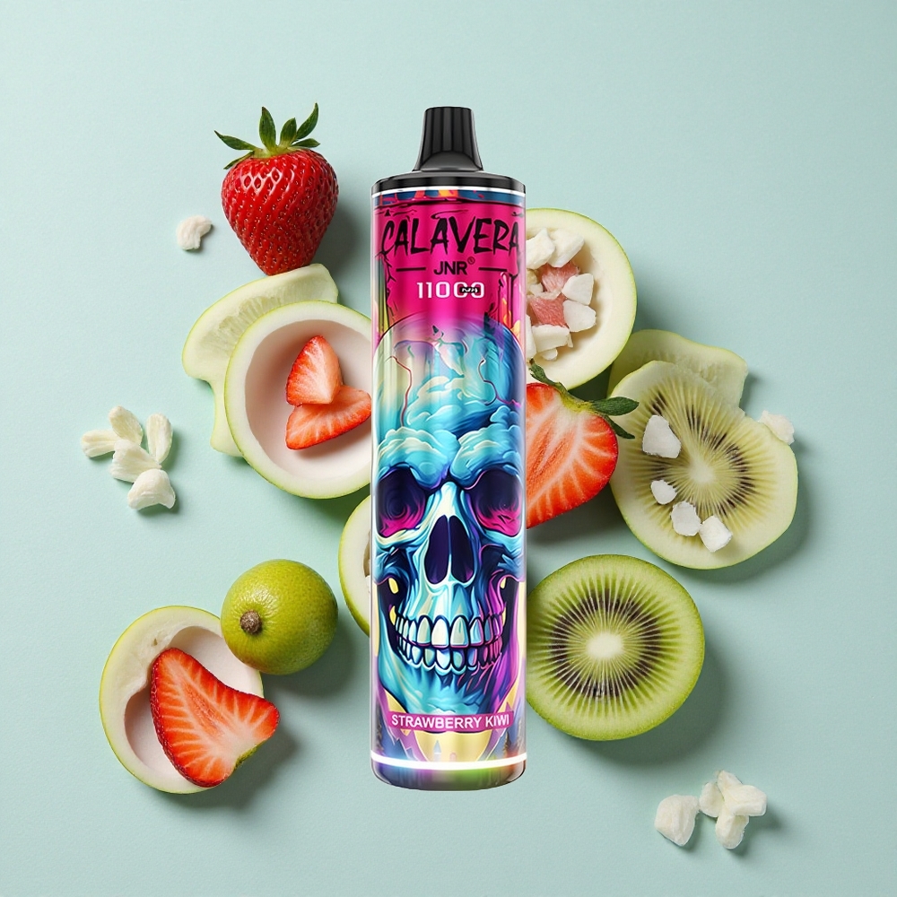JNR Calavera 11000 Puffs Erdbeere Kiwi Typ-C Ladung 21ml vape großhandel Deutschland