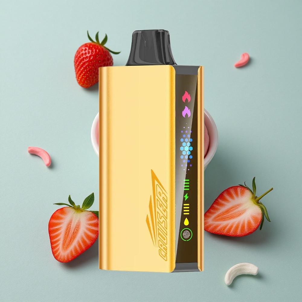 JNR Cruiser 12000 Puffs Erdbeere No-Charge Wegwerf-Vape mit 3500-mAh-Akku vape großhandel Deutschland