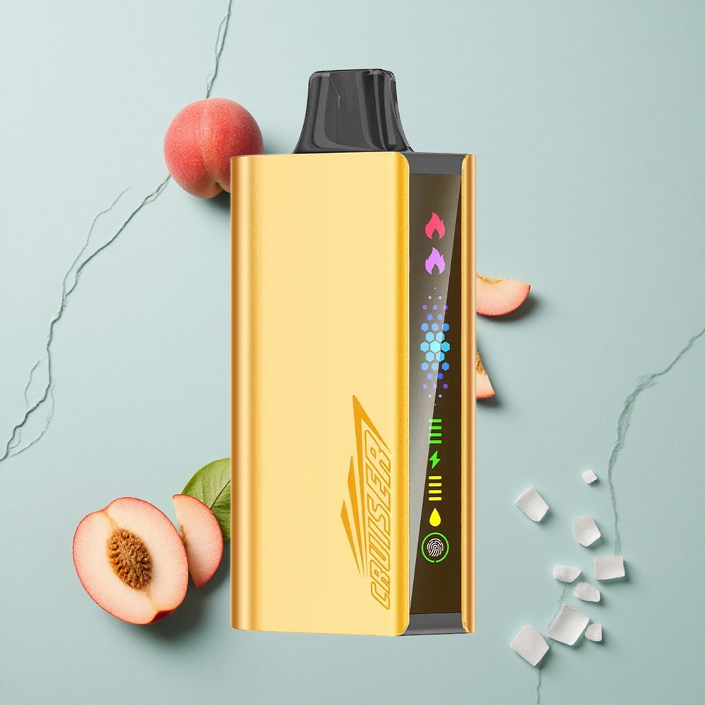 JNR Cruiser 12000 Puffs Pfirsich Eis No-Charge Wegwerf-Vape mit 3500 mAh Akku vape großhandel Deutschland