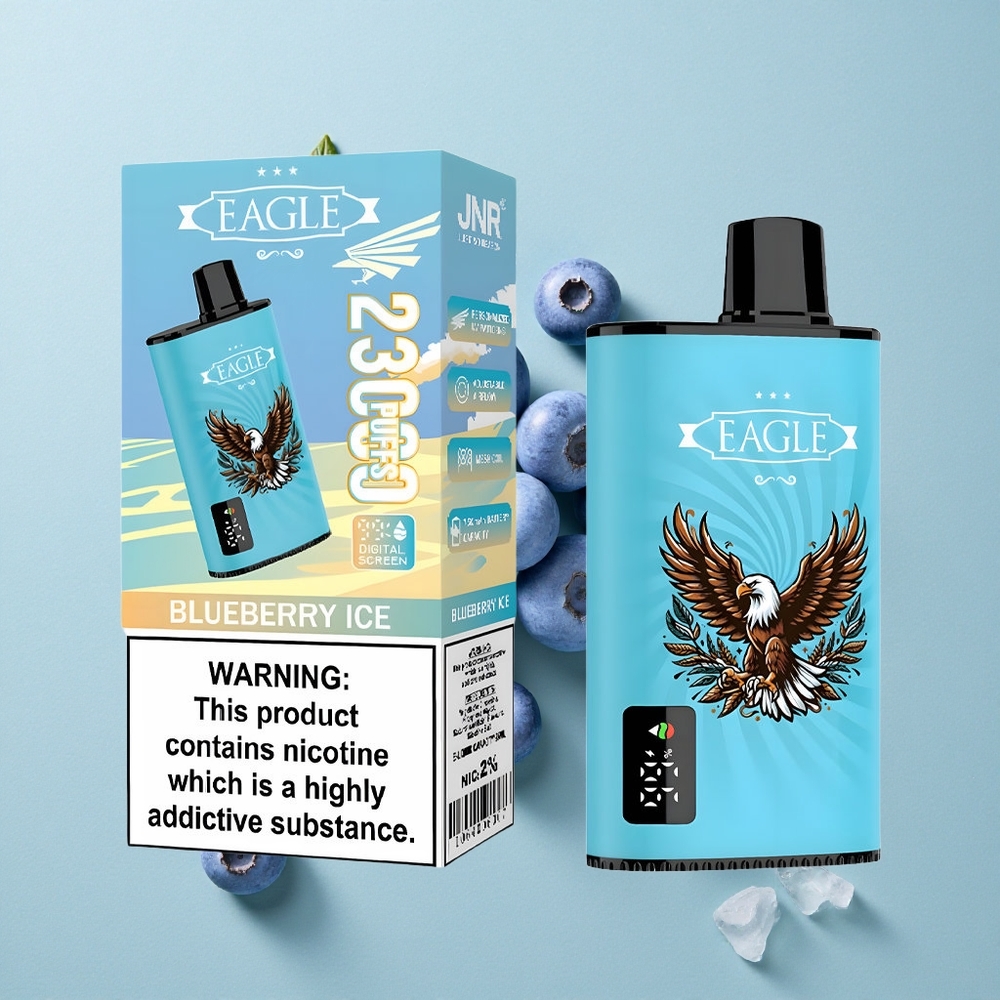 JNR EAGLE Smart 23000 Puffs Blauer Eisbeeren Geschmack Digitales Display vape großhandel Deutschland